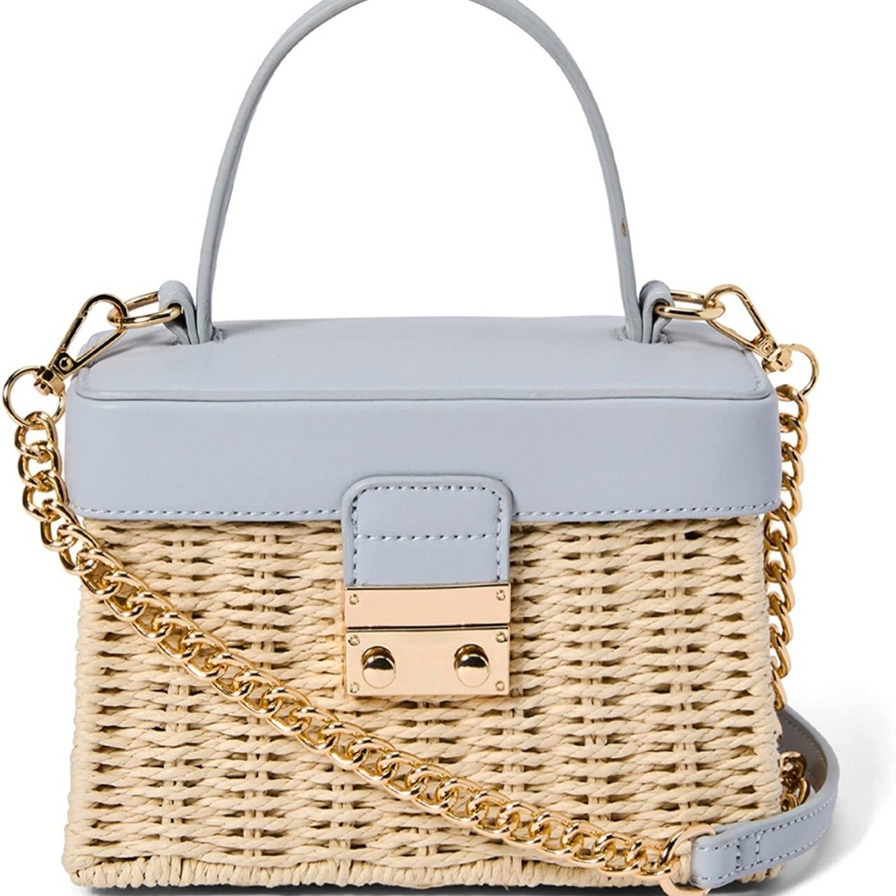 Small Summer Bag for Women Woven
Straw Crossbody Vegan Leather
Like Dreams